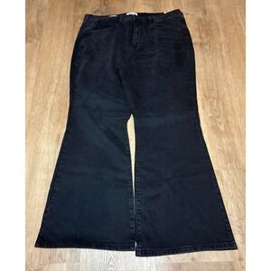 Universal Thread High Rise Flare Black Jeans Size 16s